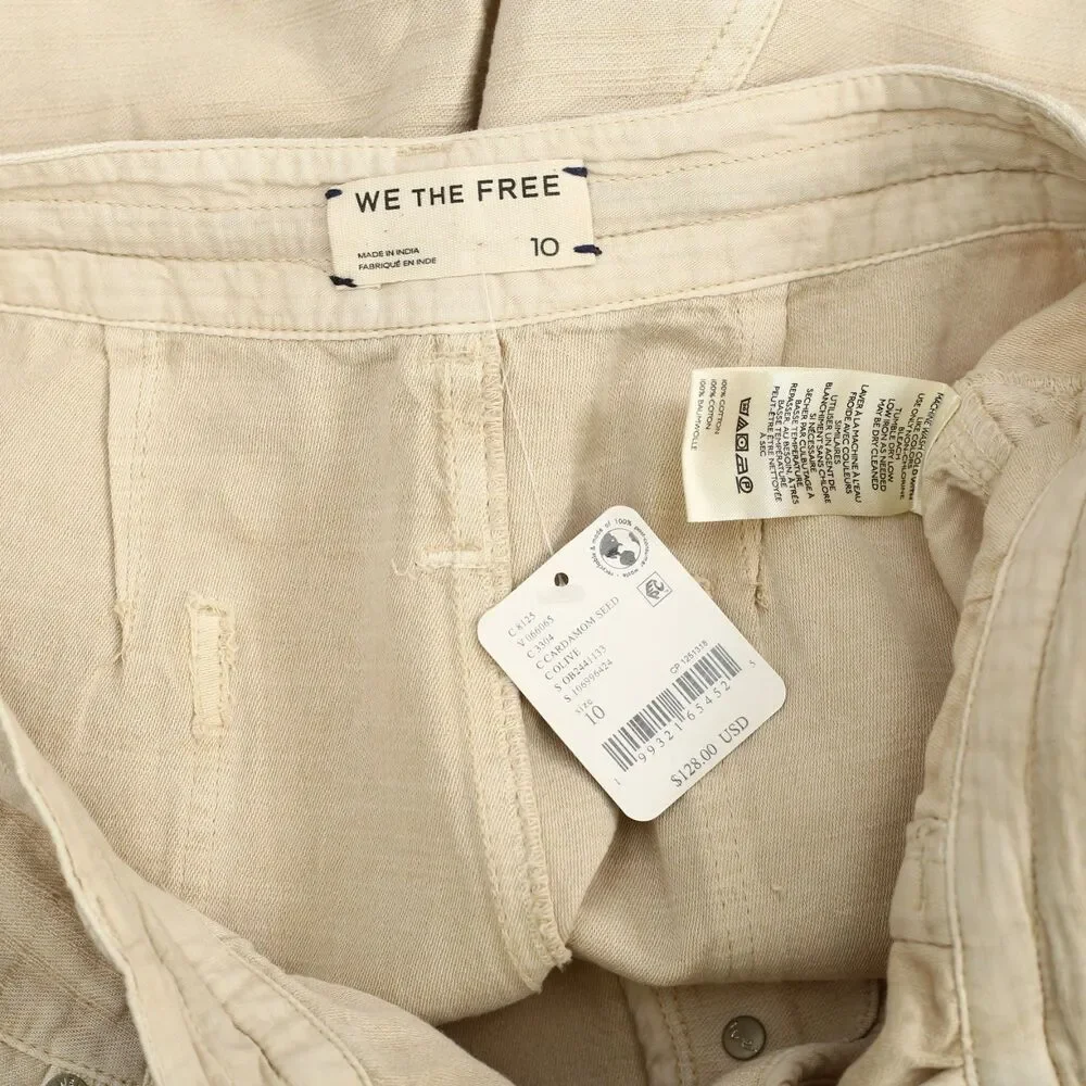 Free People We The Free Sage Harem Shorts Drop Crotch Cotton Casual M-10 288878